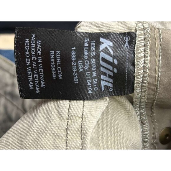 Kuhl Men's Size 34 Shorts Brown Stretch Vintage Patinade - Picture 7 of 10